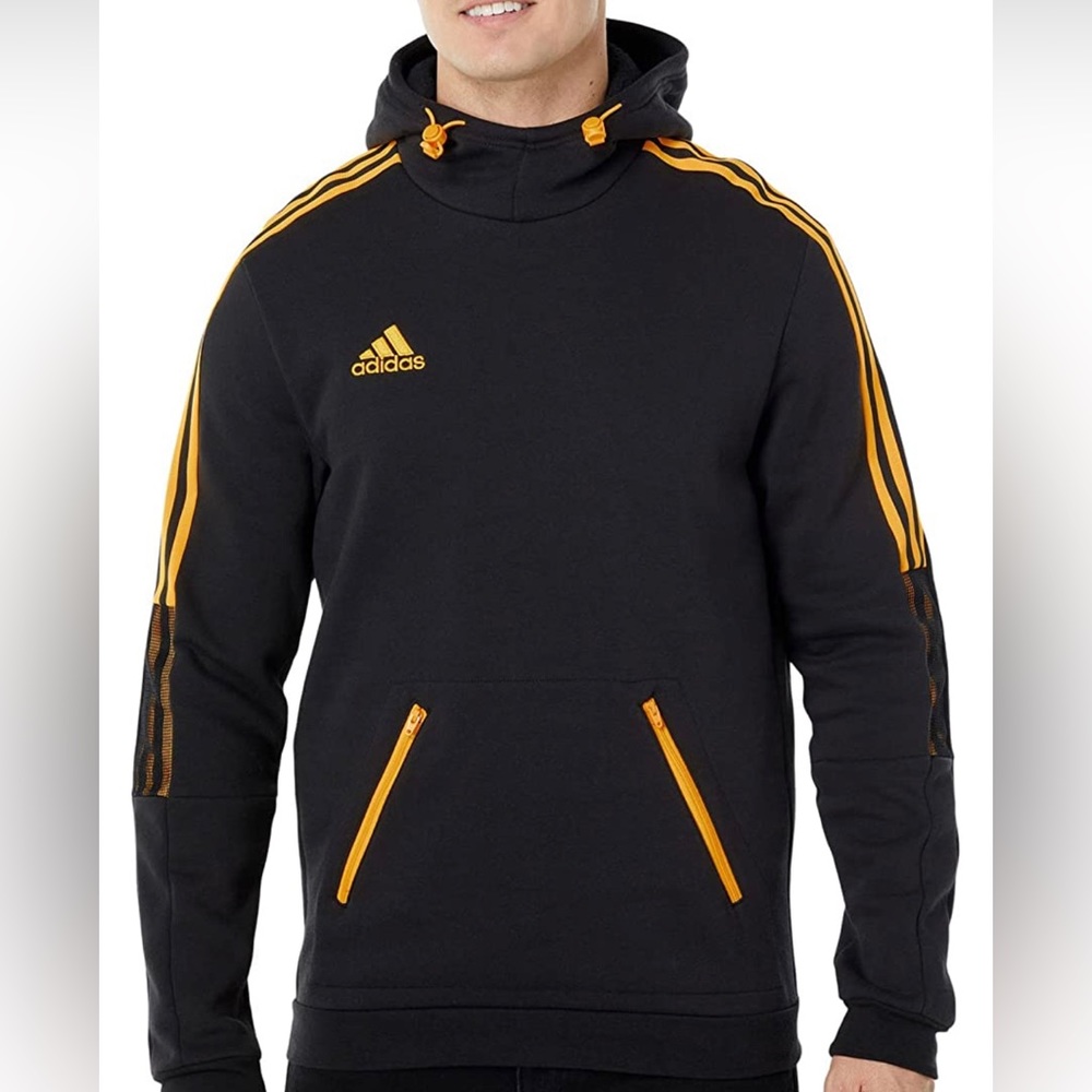 adidas Tiro '21 Winterized Hoodie Black/Solar Gold 2